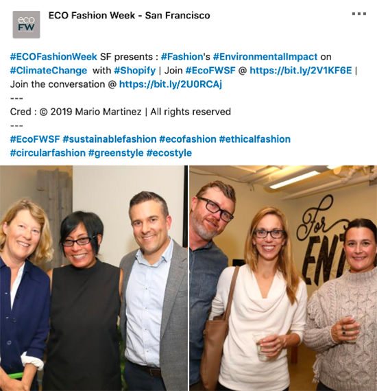 Eco Fashion Week SF - Fashion's Environmental Impact on Climate Change  align=